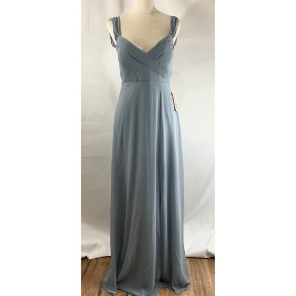 Birdy Grey Spence Dusty Blue Formal Dress - Size: Small - Picture 1 of 12
